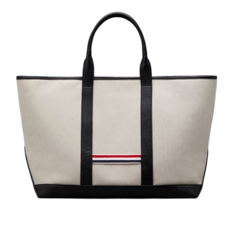Thom Browne 男士 中號RWB條紋托特包均碼碼中號、42cm*17cm*33cm