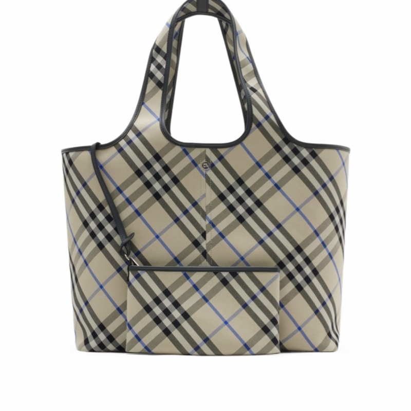 Burberry 女士 中號格紋托特包均碼碼中號、39cm*19cm*32cm-4