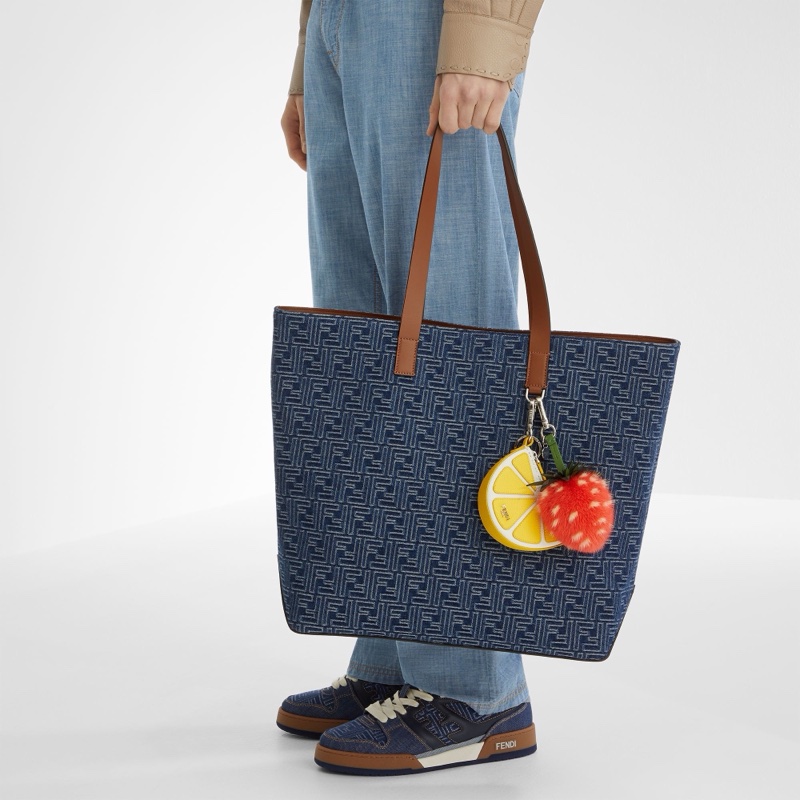 Fendi 男士 FF 中號購物袋均碼碼中號、54cm*17cm*38cm-1