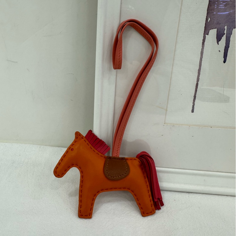 HERMES/愛馬仕 Rodeo 小馬造型 Rodeo 羊皮 掛件-1