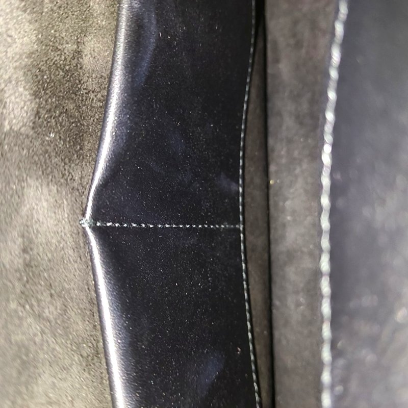 DIOR J'Adior黑色牛皮單肩包斜挎包金色五金可拆卸肩帶-12