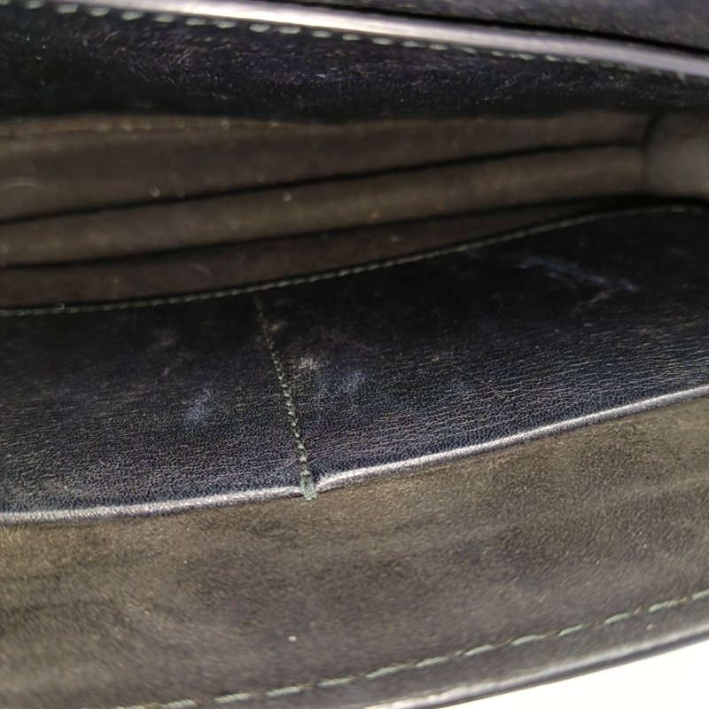 DIOR J'Adior黑色牛皮單肩包斜挎包金色五金可拆卸肩帶-10