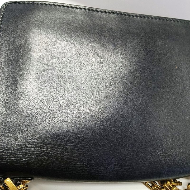 DIOR J'Adior黑色牛皮單肩包斜挎包金色五金可拆卸肩帶-11