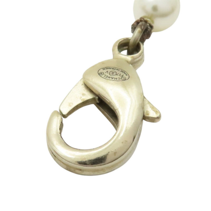 淺金 鍍金 珍珠 雙C pearl long 項鍊【CHANEL 香奈兒】-10