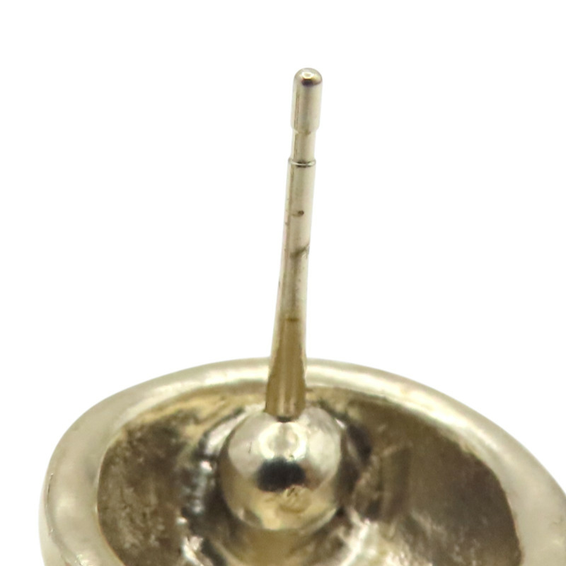 粉/白琺瑯 金色鍍金 雙C 針式耳環【CHANEL 香奈兒】-5