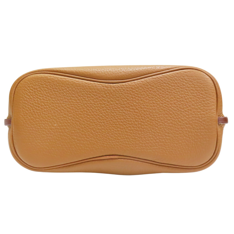 金棕色 TOGO牛皮 肩背包 口O刻 銀釦【HERMES 愛馬仕】-3