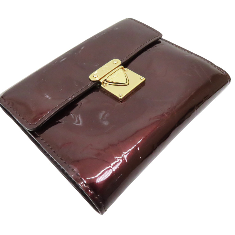 紫色 漆皮皮革 短夾【LOUIS VUITTON LV 路易威登】 M93520-2