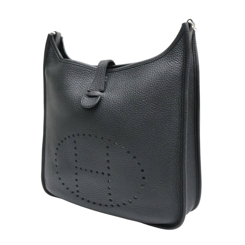 89 黑色 Taurillon牛皮 Evelyne 29 肩背包 Z刻【HERMES 愛馬仕】 H056277CC-2