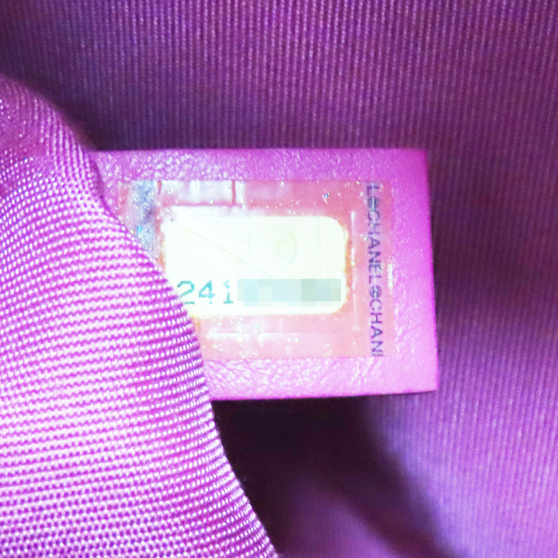 粉色 羊皮 Quilted Grip 手拿包【CHANEL 香奈兒】-7