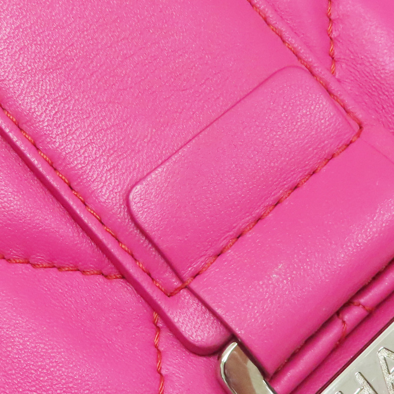 粉色 羊皮 Quilted Grip 手拿包【CHANEL 香奈兒】-14