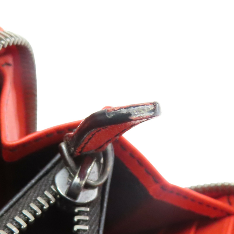 紅色 編織牛皮 拉鍊長夾【BOTTEGA VENETA BV 寶緹嘉】-14