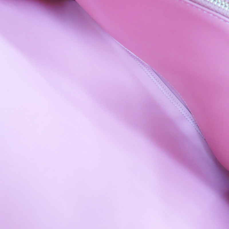 粉色 蛇皮 Classic Flap 35 肩背包 金釦【CHANEL 香奈兒】-6