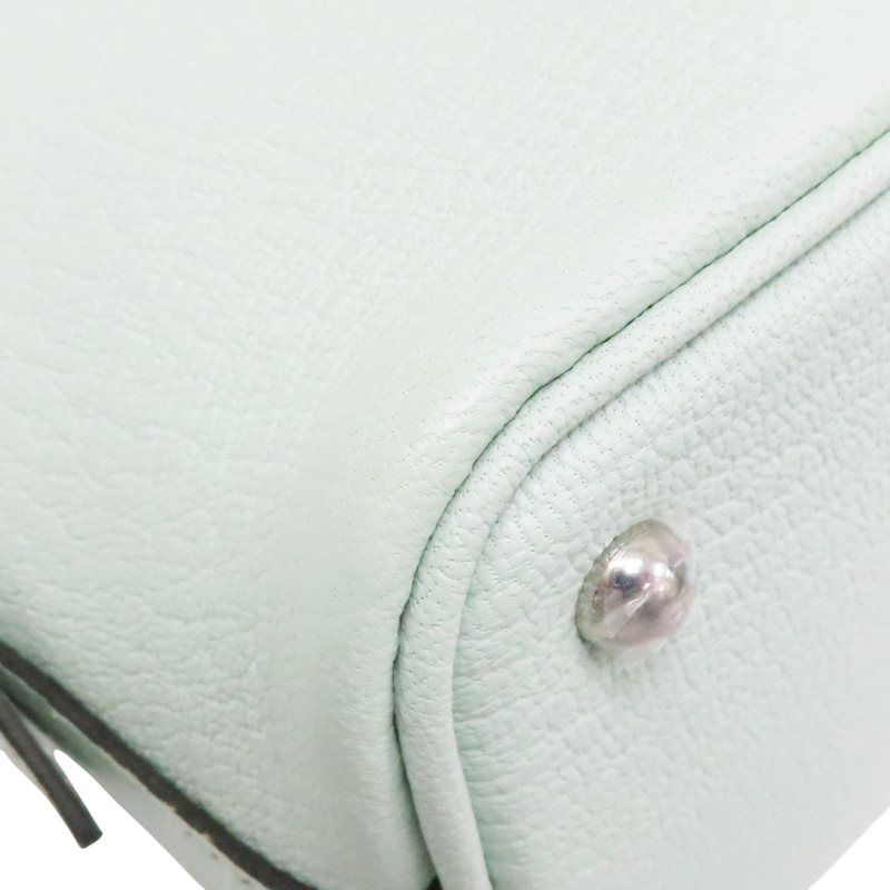 薄荷綠 山羊皮 Bolide 1923 Mini 柏莉包 W刻【HERMES 愛馬仕】-8