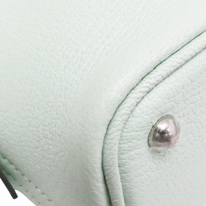 薄荷綠 山羊皮 Bolide 1923 Mini 柏莉包 W刻【HERMES 愛馬仕】-10