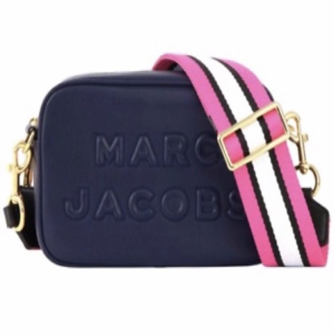 Marc by Marc Jacobs 美國購回 深藍金扣 全新 相機包