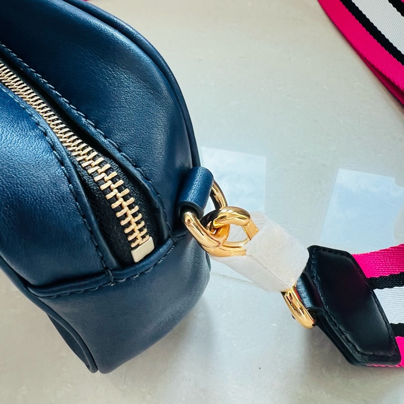 Marc by Marc Jacobs 美國購回 深藍金扣 全新 相機包-2