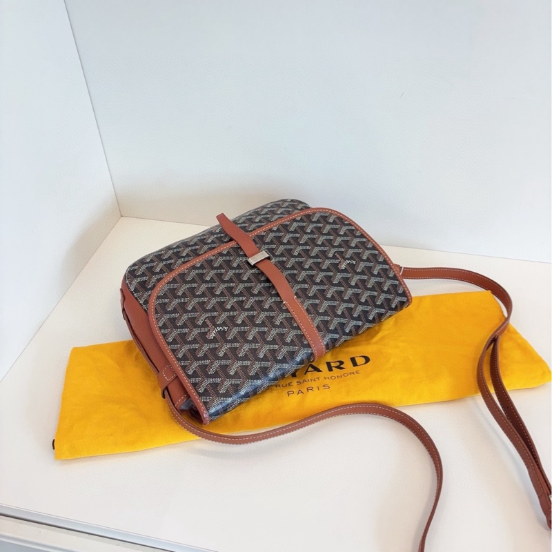 Goyard 戈雅 Belvedere 棕色郵差包-4