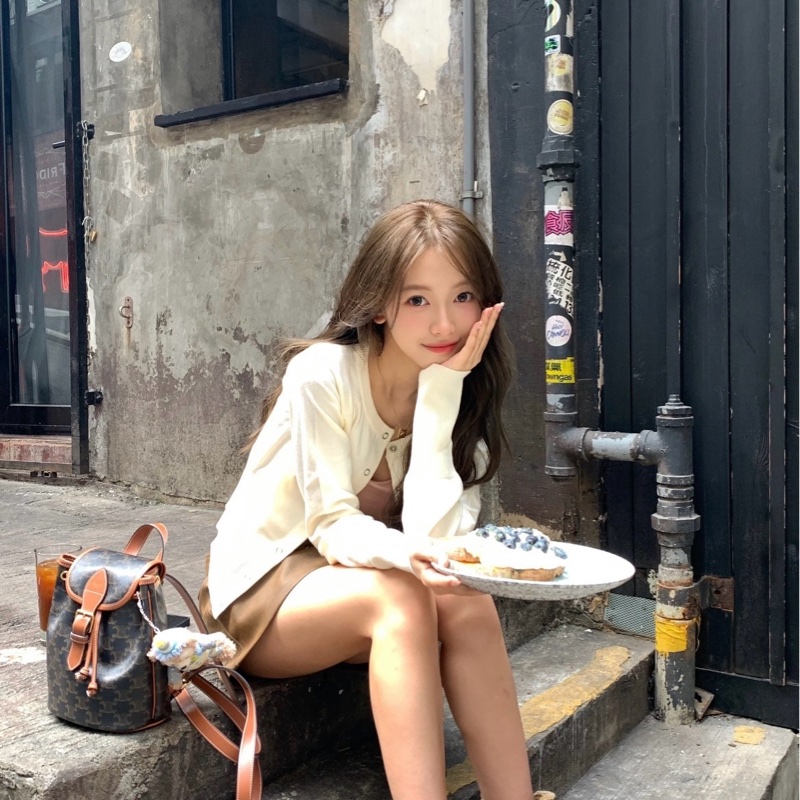 Celine 塞琳 Folco系列 凱旋門迷你老花雙肩包-4
