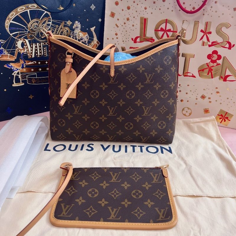 全新品 路易威登/Louis Vuitton Carryall小號老花肩背包-0