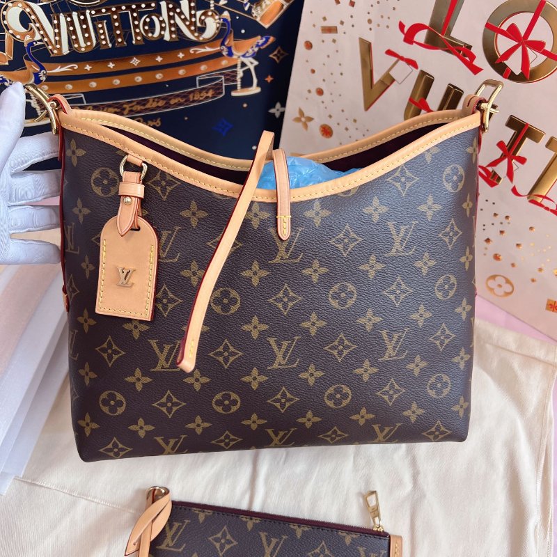 全新品 路易威登/Louis Vuitton Carryall小號老花肩背包-6