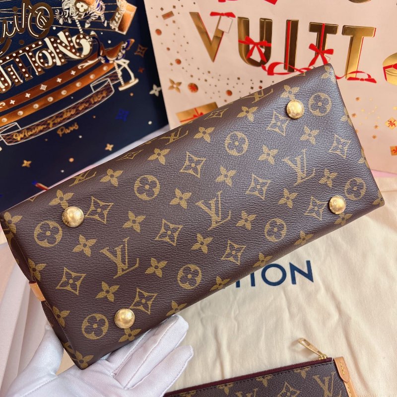全新品 路易威登/Louis Vuitton Carryall小號老花肩背包-8