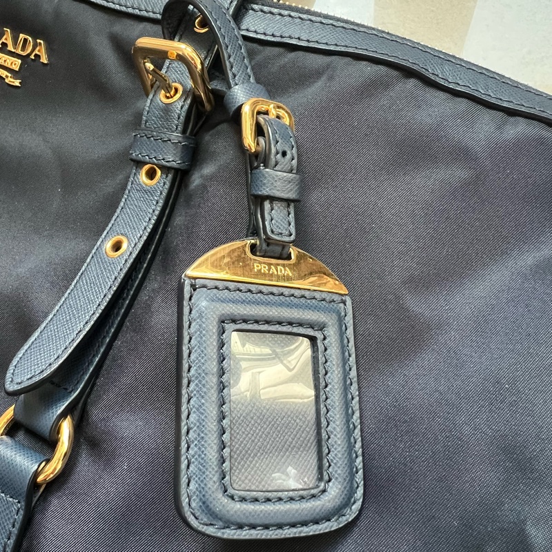 Prada 尼龍包 肩背 斜背 公事 媽媽包 均可 附斜背背帶-13