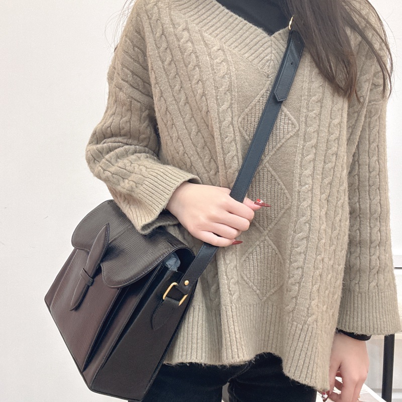 YSL 黑色鱷魚皮 斜挎包 vintage 中古 二手-2