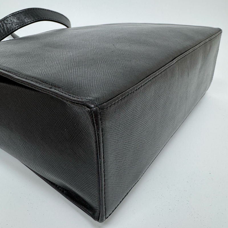 YSL 黑色鱷魚皮 斜挎包 vintage 中古 二手-13