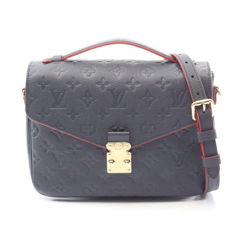 路易威登 Pochette Metis 斜背包手提包 M44071 Monogram empreinte 海軍藍 LV-0