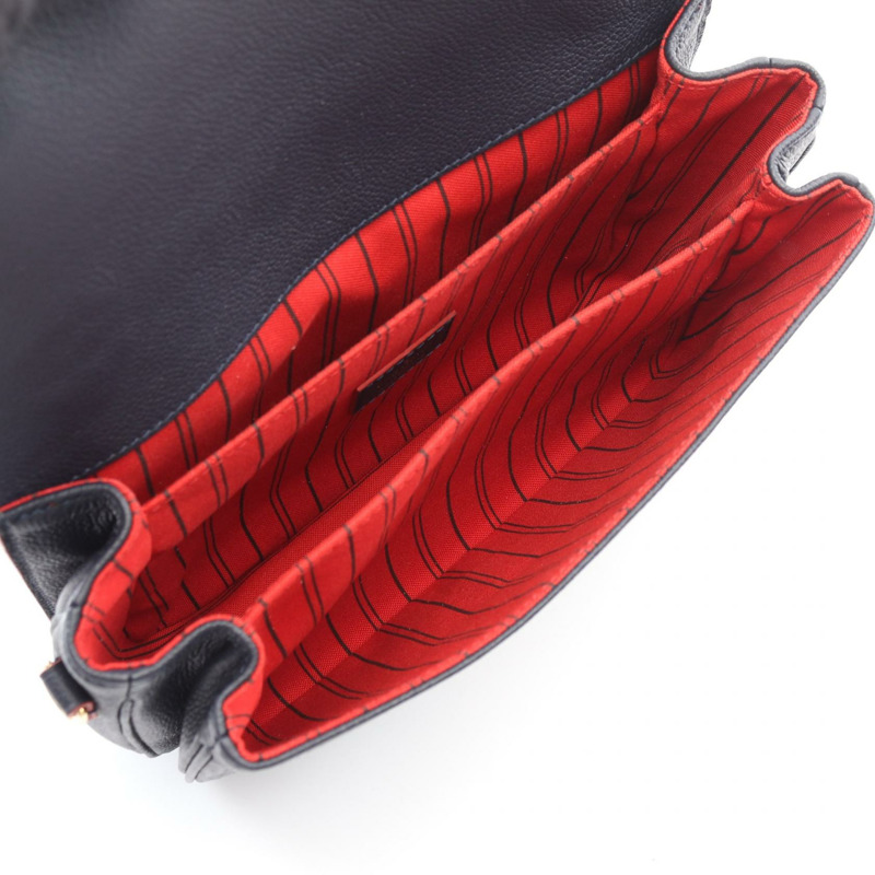 路易威登 Pochette Metis 斜背包手提包 M44071 Monogram empreinte 海軍藍 LV-2