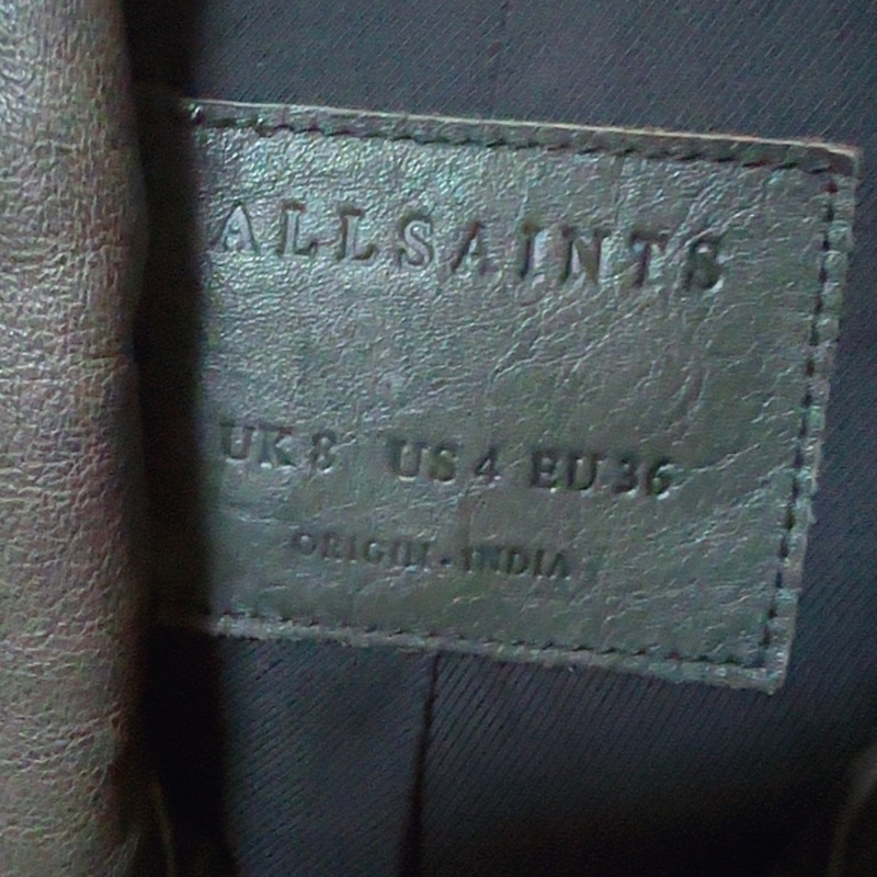 UK8 US4 EU36  ALLSIANTS女版騎士皮衣-1