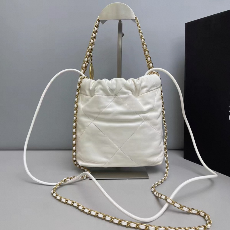 Chanel香奈兒 22bag迷你白金全皮包 芯片款-1