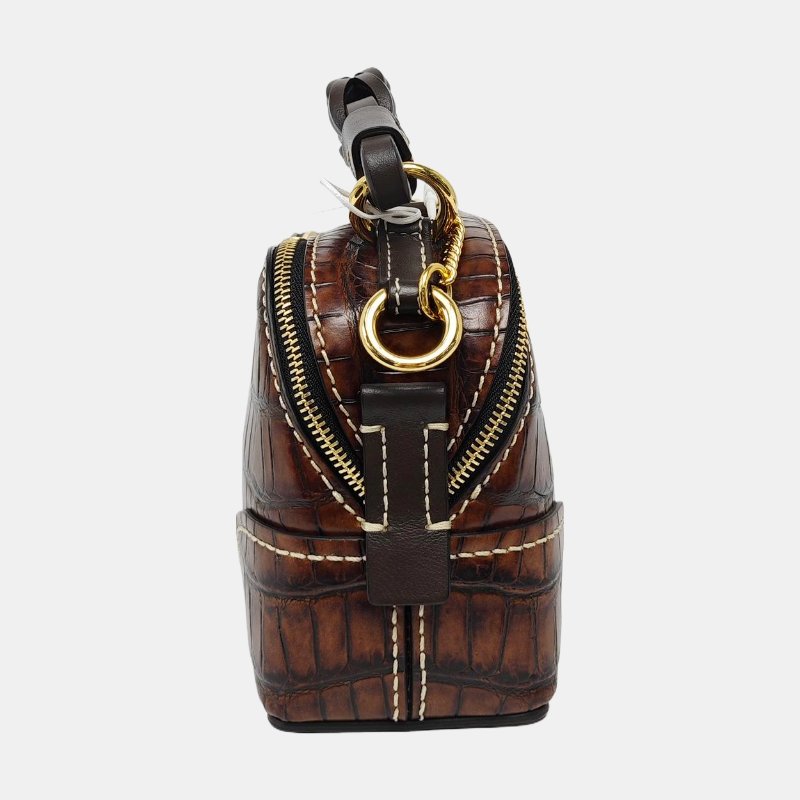 Chloe Daria迷你棕色牛皮單肩包-2