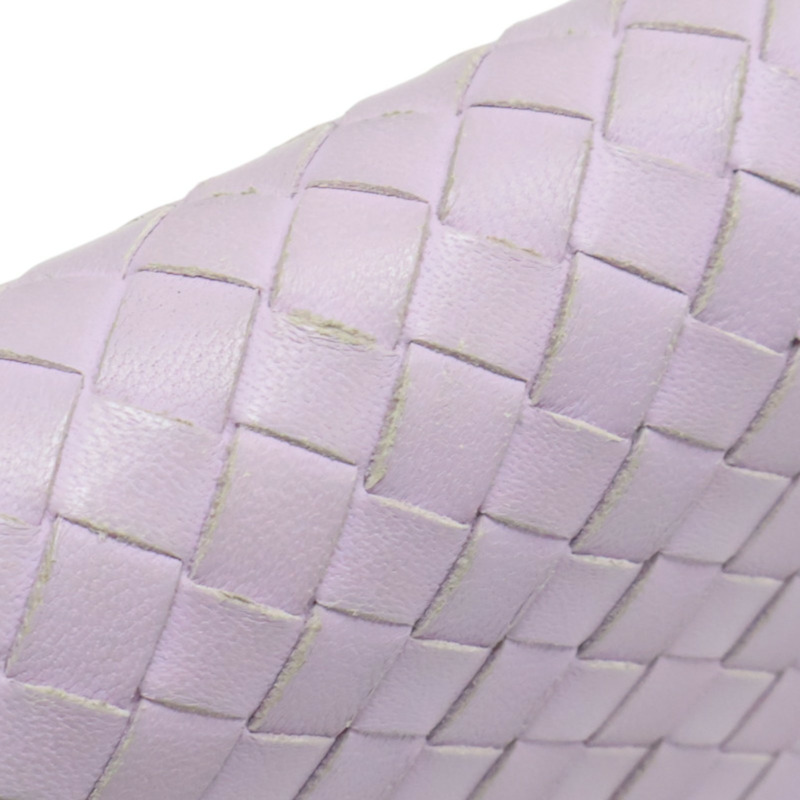 紫色 牛皮編織 拉鍊 長夾【BOTTEGA VENETA BV 寶緹嘉】 114076-12