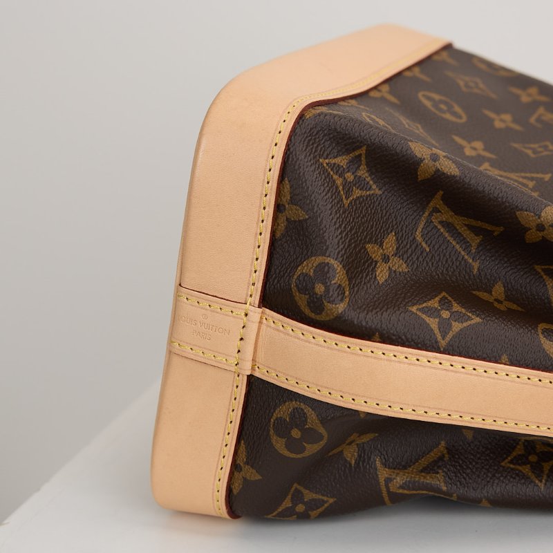 二手Lv Noe BB 老花水桶包/晶片款-10