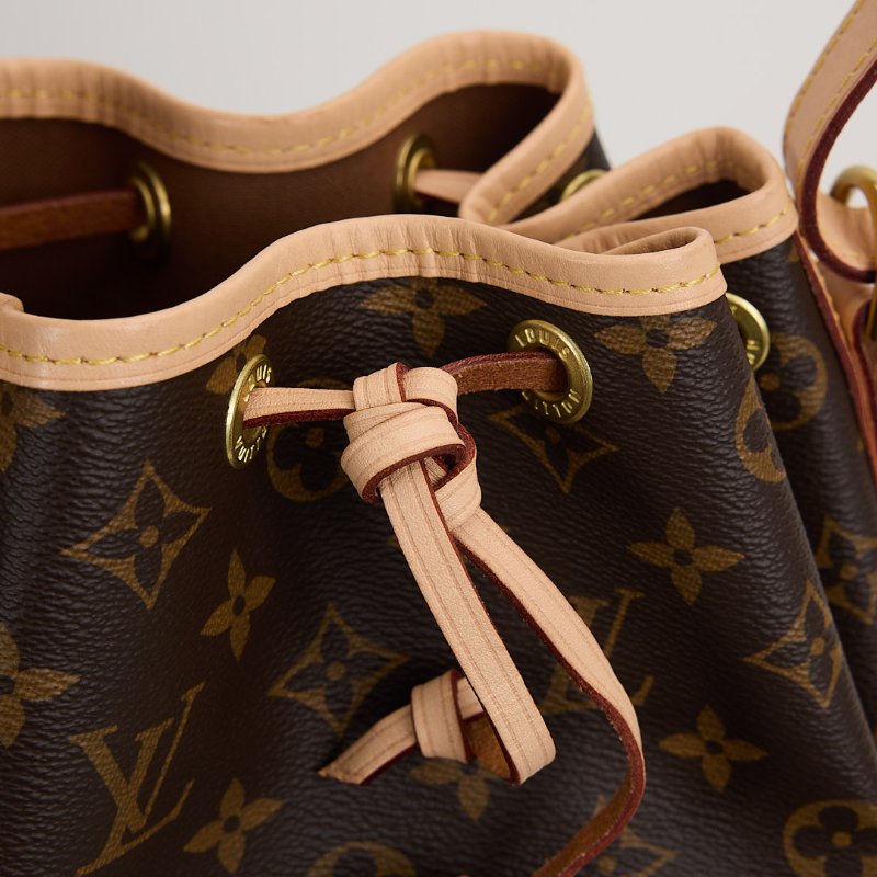 二手Lv Noe BB 老花水桶包/晶片款-16