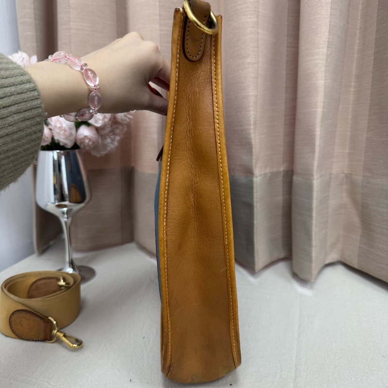 Hermès Evelyne牛仔帆布包 vintage  二手 中古-8