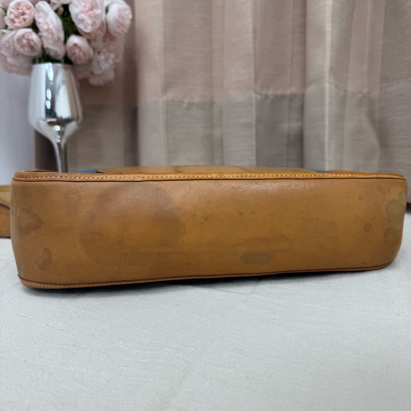Hermès Evelyne牛仔帆布包 vintage  二手 中古-12