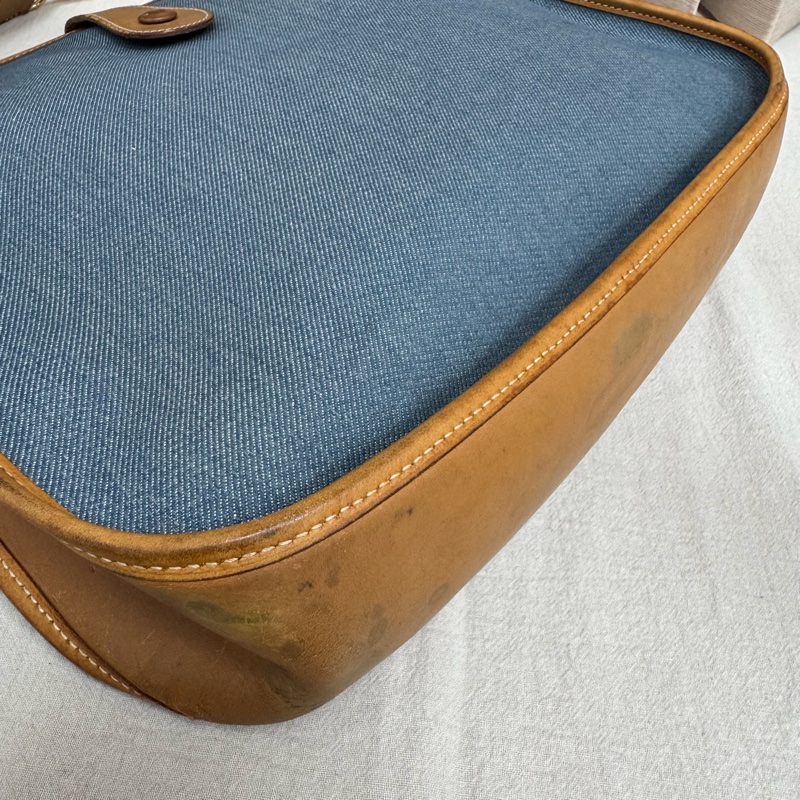 Hermès Evelyne牛仔帆布包 vintage  二手 中古-15