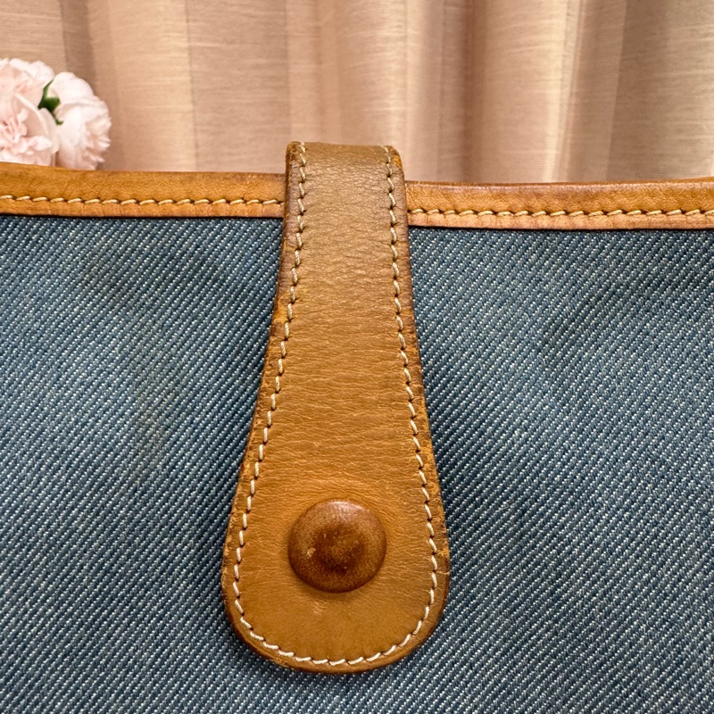 Hermès Evelyne牛仔帆布包 vintage  二手 中古-21