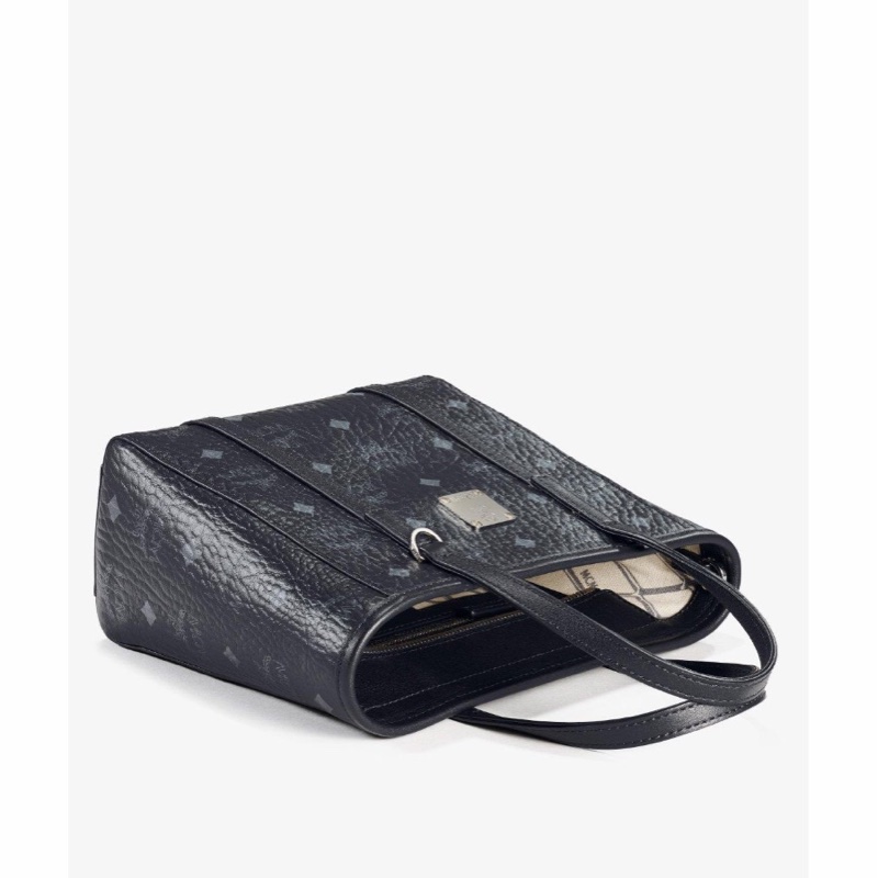 MCM 女士 黑色logo印花小號單肩包均碼 通用碼18.5 X 9.5 X 19 CM-5