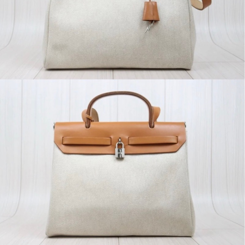 「JL精品代購」9新 Hermes 愛馬仕 herbag 兩包可替換-1