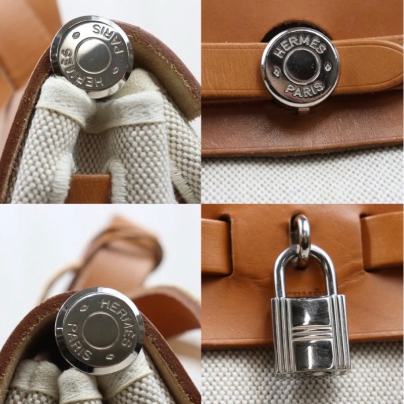 「JL精品代購」9新 Hermes 愛馬仕 herbag 兩包可替換-9