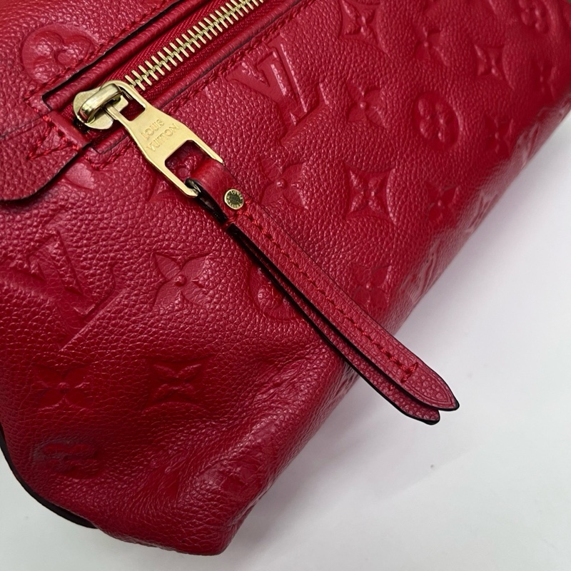 LV 紅色斜挎包-7