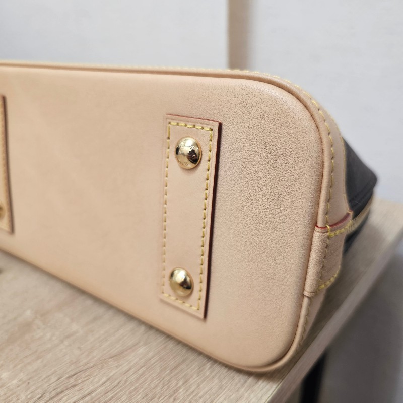 [ 經典款新年福利🧧] LV老花AlmaBB金釦手提斜背貝殼包-10