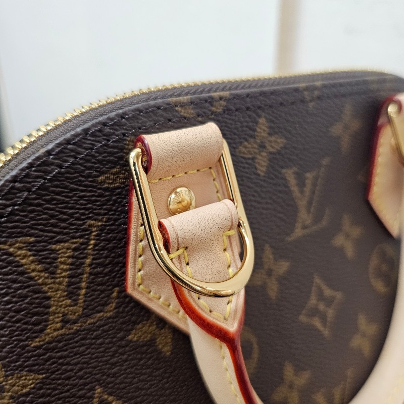 [ 經典款新年福利🧧] LV老花AlmaBB金釦手提斜背貝殼包-12