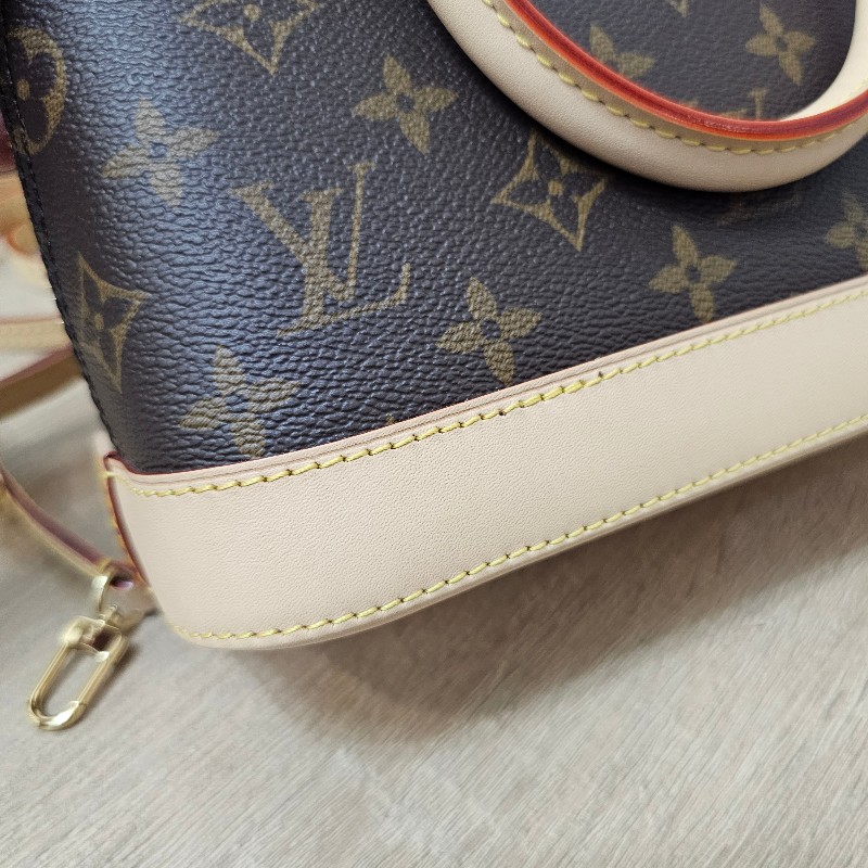 [ 經典款新年福利🧧] LV老花AlmaBB金釦手提斜背貝殼包-16