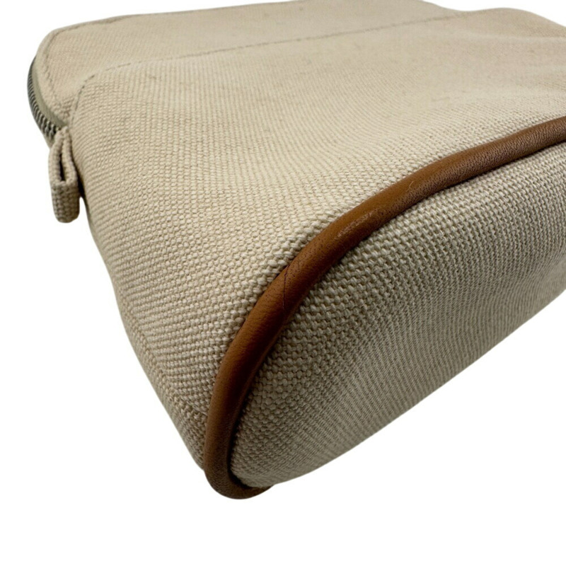 愛馬仕 Bolide 迷你手拿包，米色，男女通用-4