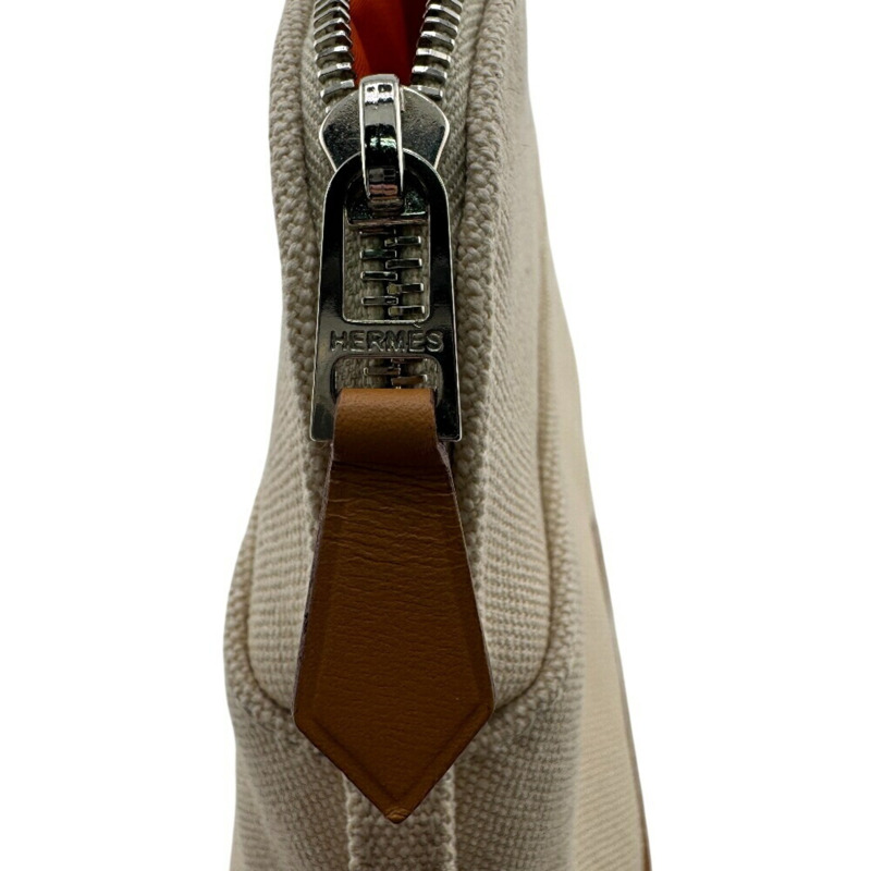 愛馬仕 Bolide 迷你手拿包，米色，男女通用-8