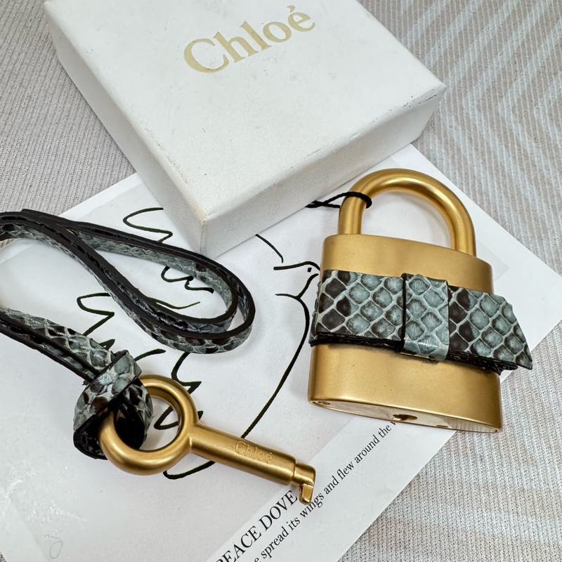 Chloe' 鎖頭擺件 vintage 中古 稀有-0